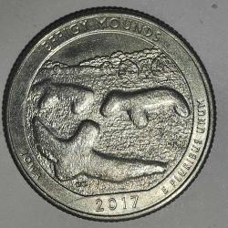AMERİKA  2017  D    25 CENT  ÇEYREK DOLAR     HATIRA  Güzel Amerika Çeyrekleri - Heykel Höyükleri