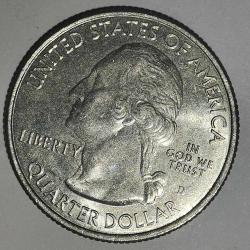 AMERİKA  2017  D    25 CENT  ÇEYREK DOLAR     HATIRA  Güzel Amerika Çeyrekleri - Heykel Höyükleri