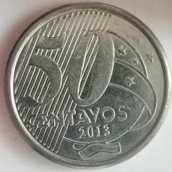 BREZİLYA  2013     50   CENTAVOS