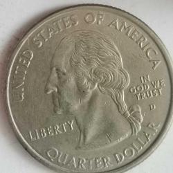AMERİKA   2002  D    25 CENT ÇEYREK DOLAR  HATIRA  50 Eyalet Çeyreklikleri - Ohio