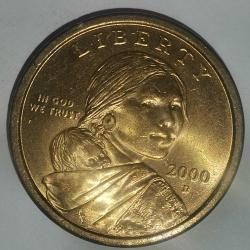 AMERİKA   2000 D    1  DOLAR   Sacagawea Doları