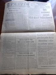 Tasvir Gazetesi - Turkish Newspaper - 29 Aralık 1979 - Anarşi bazı kafalardadır yazan Mustafa Cesur Başmakale - Maliyedeki bomba ihbarı asılsız çıktı Süleyman Demirel Devlet bütün gücüyle anarşinin üzerine gidecektir dedi Fotoğrafı - Devlet Bakanı Ekrem Ceyhun meselelere ileriye bakarak yaklaşmalıyız - Boykota katılan 10 bin öğretmenden 1700 tanesi görevden uzaklaştırıldı - Milli Eğitim Bakanı Fersoy hakkında meclis soruşturması açılması istendi - Maliye Bakanı İsmet Sezgin'in Riyad'daki temasları sürüyor  - Batman Belediye başkanlığı seçimi durduruldu - yılbaşı için Ankara'da geniş önlemler alındı - yılbaşı nedeniyle Hava kara ve deniz yolları ek sefer koydu - gençler Tango'ya merak sardı Fotoğrafı - 44. Büyük Atatürk koşusunu üçüncü kez Mehmet Yurdadön kazandı fotoğraf - UEFA seyirci taşkınlığı devam ettiği sürece sert tedbir alacak - Amerika'nın iddiasına göre Sovyetler Birliği Afganistan'a asker ve cephane yığıyor - İsrail AET'nin mallarından aldığı gümrük vergileri kaldırılıyor