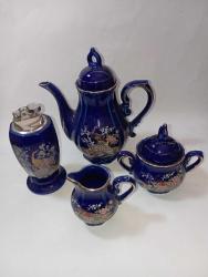 VİNTAGE JAPON PORSELEN CAYDANLİK ÇAKMAKLIK SÜTLÜK SEKERLİK