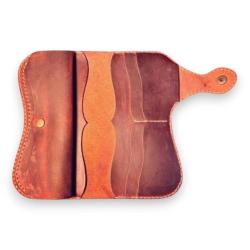 MONACO %100 El Yapımı Hakiki Deri Uzun Cüzdan