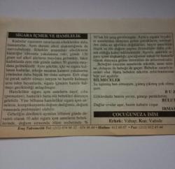 25 Mart 2006-Orijinal Takvim Yaprağı-Doğum Günü-Söz,Nişan,Nikâh,Düğün ve Önemli Günler Hediyesi-ERAŞ Hizmet Takvimi-Ayet-Hadis(Kalp Haftası (25-31 Mart))-Sigara İçmek ve Hamilelik-Bilmeceler-Çocuğunuza İsim:Vahap,Vahide
