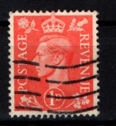 Büyük Britanya 1937-1939 Kral George VI 1D (ws2112)