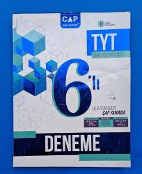 ÇAP YAYINLARI TYT TEMEL YETERLİLİK SETİ 6'LI DENEME