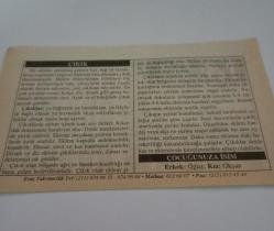 13 Nisan 2006-Orijinal Takvim Yaprağı-Doğum Günü-Söz,Nişan,Nikâh,Düğün ve Önemli Günler Hediyesi-ERAŞ Hizmet Takvimi-Ayet-Hadis(31 Mart Vak'ası(1909))-Çıkık-Çocuğunuza İsim:Oğuz,Okşan