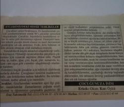 16 Nisan 2006-Orijinal Takvim Yaprağı-Doğum Günü-Söz,Nişan,Nikâh,Düğün ve Önemli Günler Hediyesi-ERAŞ Hizmet Takvimi-Ayet-Hadis(Nahl,49)-Evlerimizdeki Sessiz Tehlikeler-Çocuğunuza İsim:Okan Öykü
