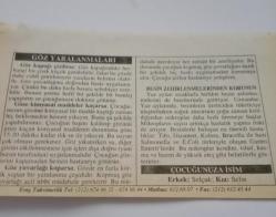 23 Mayıs 2006-Orijinal Takvim Yaprağı-Doğum Günü-Söz,Nişan,Nikâh,Düğün ve Önemli Günler Hediyesi-ERAŞ Hizmet Takvimi-Ayet-Hadis(İbrahim,41)-Göz Yaralanmaları-Besin Zehirlenmelerinden Korunun-Çocuğunuza İsim:Selçuk,Selin