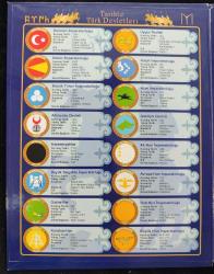 DARPHANE 16 TÜRK DEVLETLERİ SETİ  ÖZEL KİTİNDE