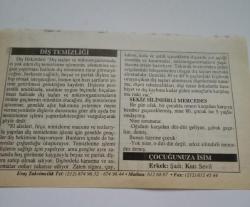 23 Haziran 2006-Orijinal Takvim Yaprağı-Doğum Günü-Söz,Nişan,Nikâh,Düğün ve Önemli Günler Hediyesi-ERAŞ Hizmet Takvimi-Ayet-Hadis(Yaprak Aşısı Zamanı)-Diş Temizliği-Sekiz Silindirli Mercedes-Çocuğunuza İsim:Şadi,Sevil