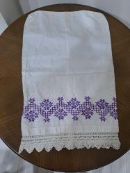 KANAVIÇE İŞLEMELİ  - BIR ADET BEBEK YASTIK KILIFI