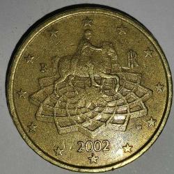 İTALYA  2002     50  EURO CENT
