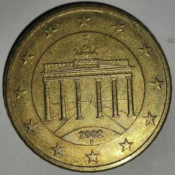 ALMANYA   2002 F     50  EURO CENT