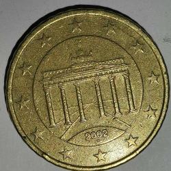ALMANYA   2002 G     50  EURO CENT