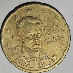 YUNANİSTAN  2002    20  EURO CENT