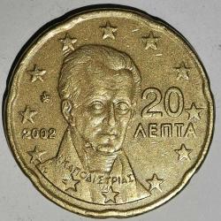 YUNANİSTAN  2002    20  EURO CENT