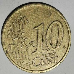 FRANSA  2001    10  EURO CENT