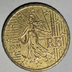 FRANSA  2001    10  EURO CENT