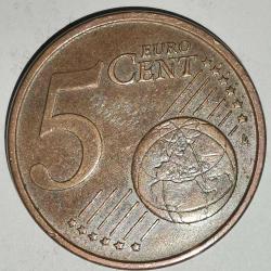 İTALYA   2002    5  EURO CENT