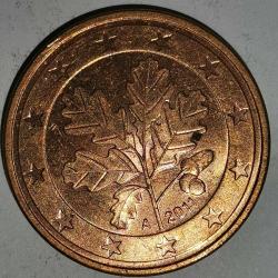 ALMANYA  2011  A     5  EURO CENT