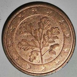 ALMANYA  2005 J     2  EURO CENT