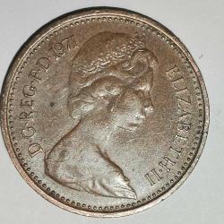 İNGİLTERE   1971     1/2   PENNY