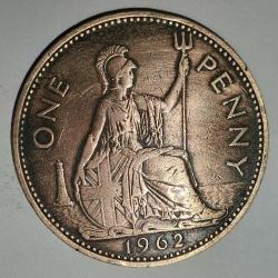 İNGİLTERE   1962    1 PENNY