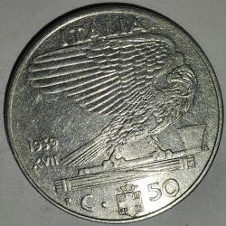 İTALYA  1939    50  CENTESİMİ