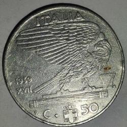 İTALYA  1939    50  CENTESİMİ