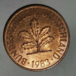 ALMANYA  1983 D    2  PFENNIG
