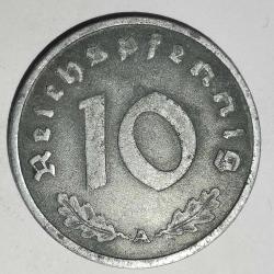 NAZİ  ALMANYA  1940  A     10   PFENNIG