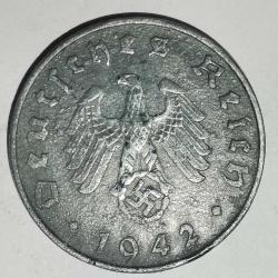 NAZİ  ALMANYA  1942 B      10   PFENNIG