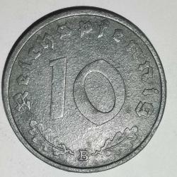 NAZİ  ALMANYA  1942 B      10   PFENNIG