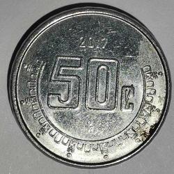 MEKSİKA  2017    50 CENTAVOS