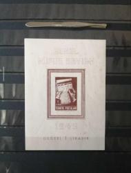 1945 NÜFUS SAYIMI HATIRA BLOK PULU
