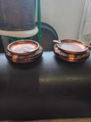 Erzincan işi kalem işçilik Bakır Küllük iki adet