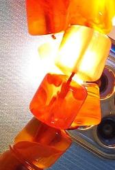 OSMANLI DÖNEMİ OBJEDEN YAPILMA BAL KÖPÜĞÜ RENKLİ SARMAL BULUTLU MUHTEŞEM SIKMA KEHRİBAR TESPİH GÜMÜŞ PÜSKÜLLÜ 2C1RRR1A ÇOK NADİR