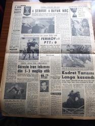 Milliyet Gazetesi - Turkish Newspaper - 18 Eylül 1966 - onları sen affet Gürsel yazan Abdi İpekçi Başmakale - Cemal Gürsel Bugün toprağa veriliyor - Cemal Gürsel'in naaşı Gülhane'den törenle alınarak meclisteki katafalka getirildi fotoğraf - Cemal Gürsel'e saygı duruşunda bulunan halk 3 kilometrelik kuyruk meydana getirdi Fotoğrafı - Kıbrıs'ta ablukanın kalkmasını istedik - Seramikçi Meral Kılıç İlhami Soysal'ın dövülmesi olayıyla ilgim yok dedi fotoğraf - Yerli Striptiz dansözü turist almanlarla dans ediyor fotoğraf - Robert kolej ve Türkiye - Cevdet Sunay ve Süleyman Demirel tatbikatı izleyecek - pazarlık yazan Halit Kıvanç çizen Altan Erbulak - Devlet Tiyatrosu perdelerine ekim başında açıyor - Işık Yenersu ecinniler'de Yıldırım Önal'da Medea isimli piyeslerde oynuyorlar Fotoğrafı - Altındağ Tiyatrosu Bu yıl mevsime İstanbul efendisi ile giriyor - Türkiye Ligi'nde ilk defa 4 şehirde 4 büyük maç - sporcular Cemal Gürsel için saygı duruşunda Fotoğrafı - Yılın sporcusu Kemal Öncü foto