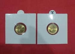 2 ADET 2005 YILI 1 YENİ KURUŞ