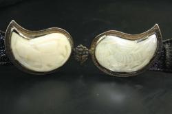 18. YÜZYILINDAN KALMA MUHTEŞEM ANTİKA OYMA EL İŞİ SEDEF KEMER TOKASI  COK COK COK ESKI TARİHİ OSMANLIYA DAYANABILIR  (ANTİ KOLİ 6