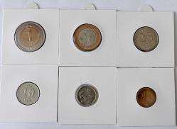 Türkiye Cumhuriyeti 1-5-10-25-50 KURUŞ- 1 YTL 2005 YILI Seti  (8242)