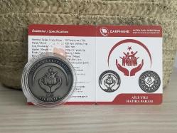 2025 - Aile Yılı - Aile YILI Darphane Sertifikalı Okside Gümüş Hatıra Para - Çil
