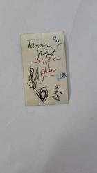 YEŞİLÇAM'IN UNUTULMAZ OYUNCUSU TAMER YİĞİT'İN ORİJİNAL MİNİ BOY FOTOĞRAFI - 8 x 4 cm EBADINDA