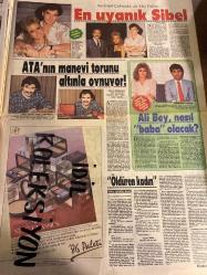 HAFTA SONU DERGİ - GAZETESİ DOĞUM GÜNÜ HEDİYESİ (TURKİSH MAGAZINE - NEWSPAPER) - TAM TAKIM 14 SAYFADIR - 6 HAZİRAN 1986 - Sayı:23 --Mükerrem Taşçıoğlu-Tolga Han-Sevtap Parman-Günay Girik-Fatma Girik-Ajda Pekkan-Ali Bars-Gülistan Okan-Nur Aksoy-Semra Bektaş-Rıza Binboğa-Fatih Terim-Belgin Doruk-Leyla Sayar-Mevlana-Nazan Şoray-Oya Aydoğan- Sarı Nezir-Serpil Çakmaklı-Erol Evgin-Emel Sayın-Neşe Aksoy-Ahu Tuğba-Recep Kaymak-Ahmet Kaya-Hülya Esen-Bedrettin Dalan-Prenses Banu-Ajda Pekkan-Bülent Ersoy-Güngör Bayrak-Aziz Erten-Semiha Yankı-Ümit Besen-Hasan Güneş-Bong Bong Marcos-Hülya Aksular-Gül Ergin-Altan Engin-Hasan Engin-Hüseyin Uzel-Erdal İpeksen-Leyla San-Türkan Sözüdoğru-Mualla Yazıcıoğlu-Nermin Artar-Aysel Güner-Olcay Eldeleklioğlu-Nilgün Korkut-Murat Korkut-Meral Yazar-Can Kıraner-Sevgi Özlü-Cemal Özlü-Mete Yalazar-Yener Kıraner-Ahmet Doğançay-