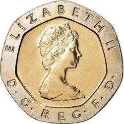 LOT.15 » İngiltere New 20 Pence 1985 Çok iyi durumda Koleksiyonluk