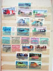 motorlu kara taşıtları 53 damgalı farklı  pul