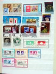 pul ve filateli temalı yabancı pul ve bloklar