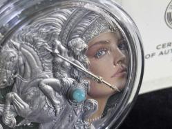 Cameroon Kamerun 2024 Amazon Femina Bellator Gümüş Sikke – 2 oz .999 (500 Adet Limitli)